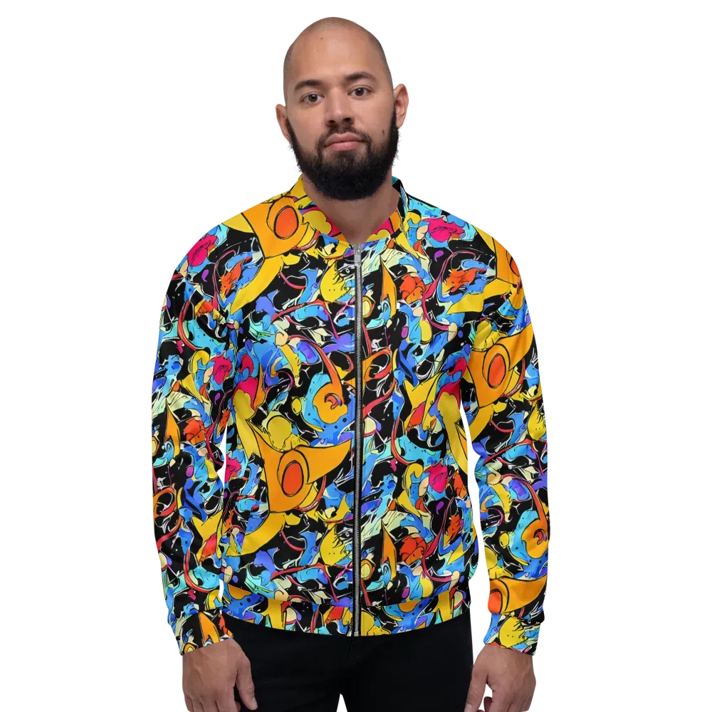 Atomic Whirl on Bomber Jacket — Front