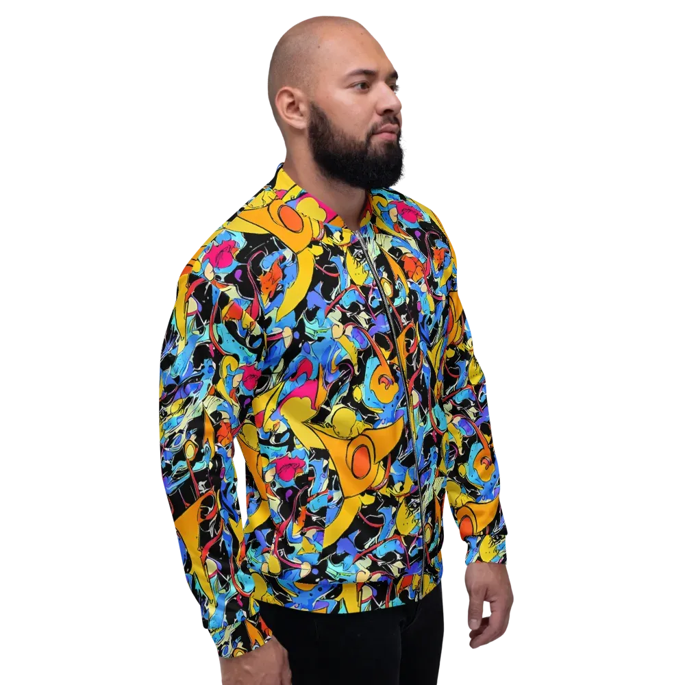 Atomic Whirl on Bomber Jacket — Right