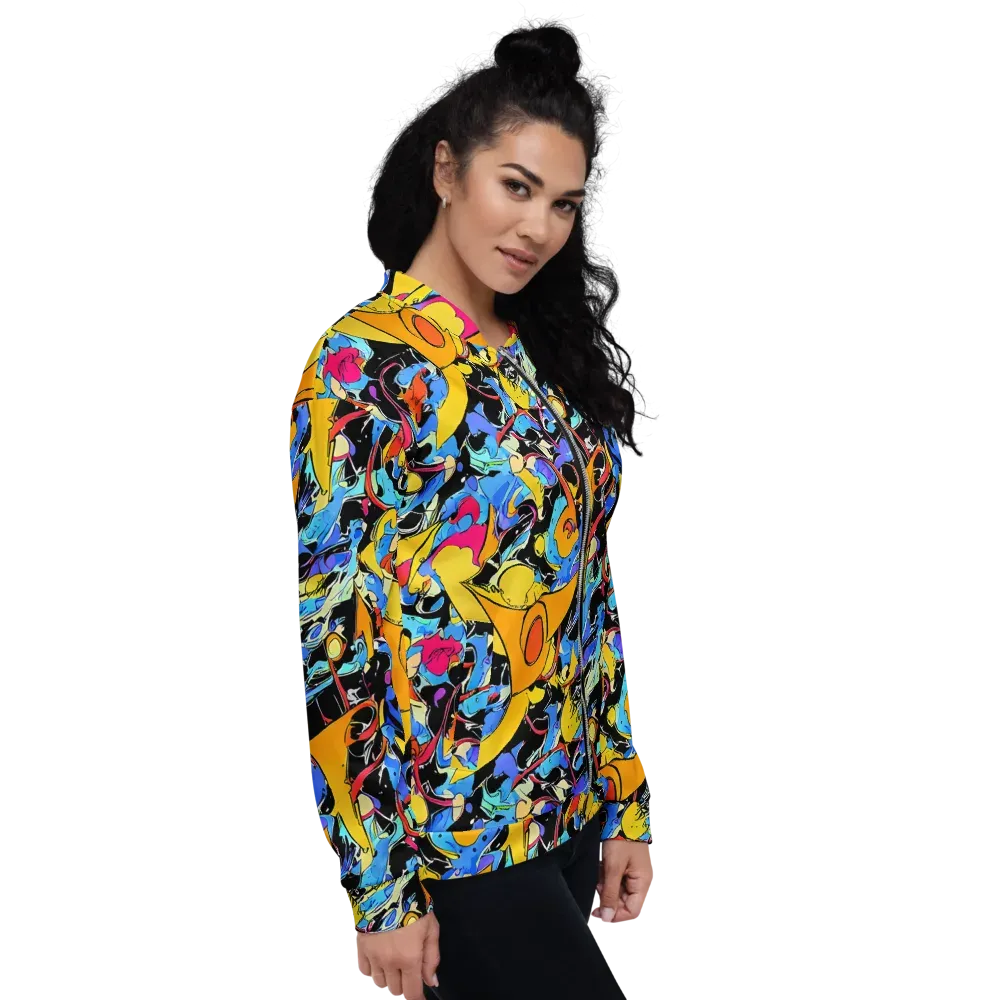 Atomic Whirl on Bomber Jacket — Right