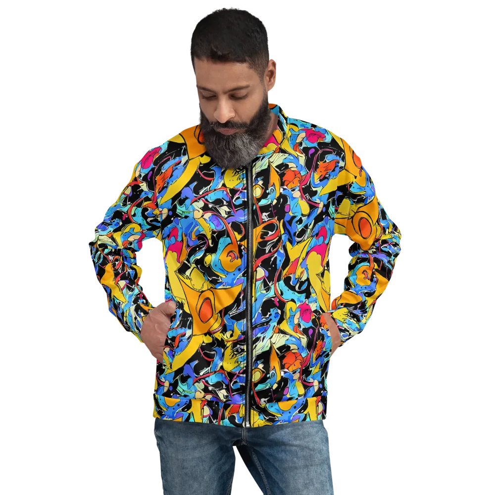 Atomic Whirl on Bomber Jacket — Front