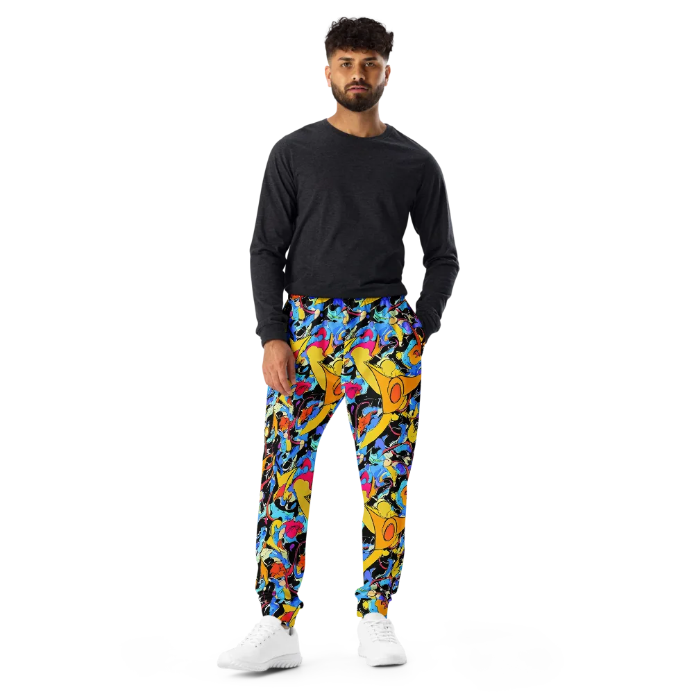 Atomic Whirl on Men's Joggers — Front