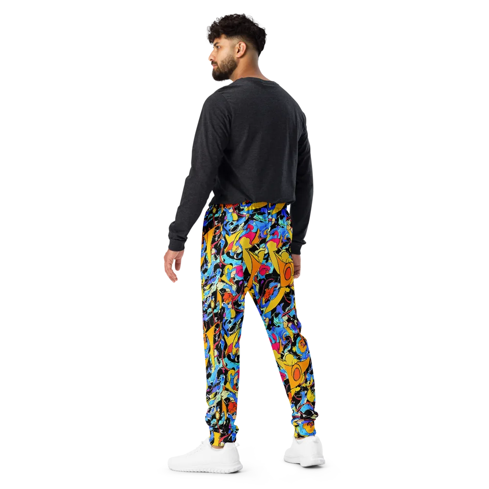 Atomic Whirl on Men's Joggers — Back