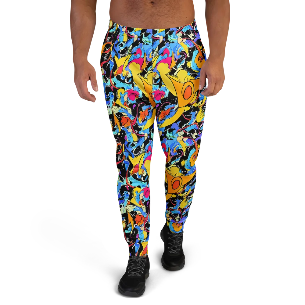 Atomic Whirl on Men's Joggers — Front