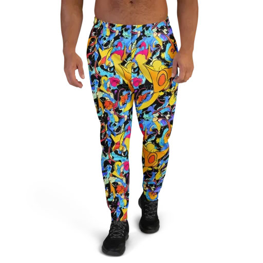 Atomic Whirl on a Men's Joggers