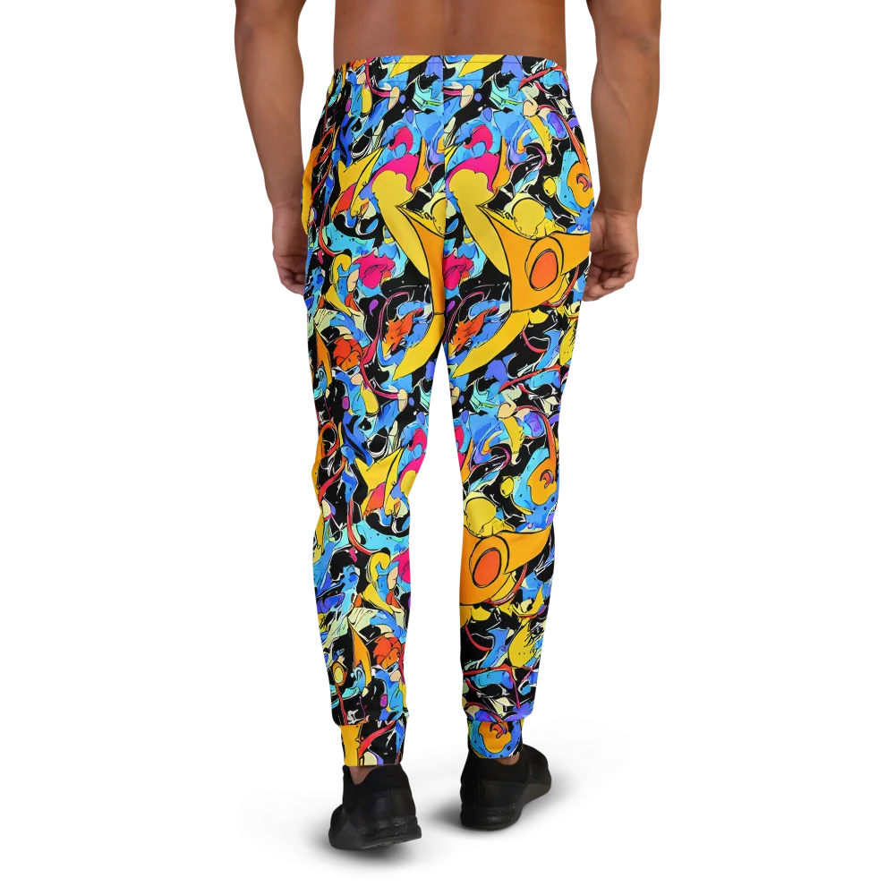 Atomic Whirl on Men's Joggers — Back
