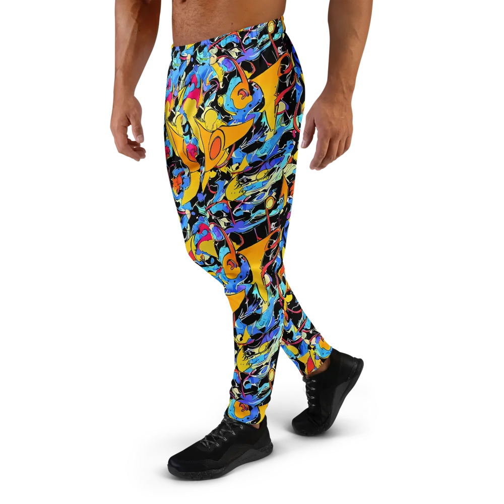 Atomic Whirl on Men's Joggers — Left