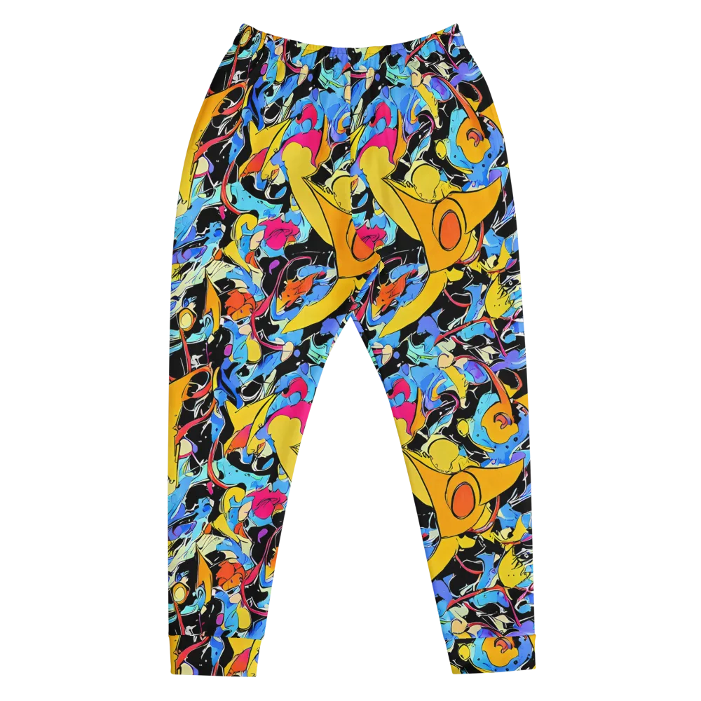 Atomic Whirl on Men's Joggers — Front