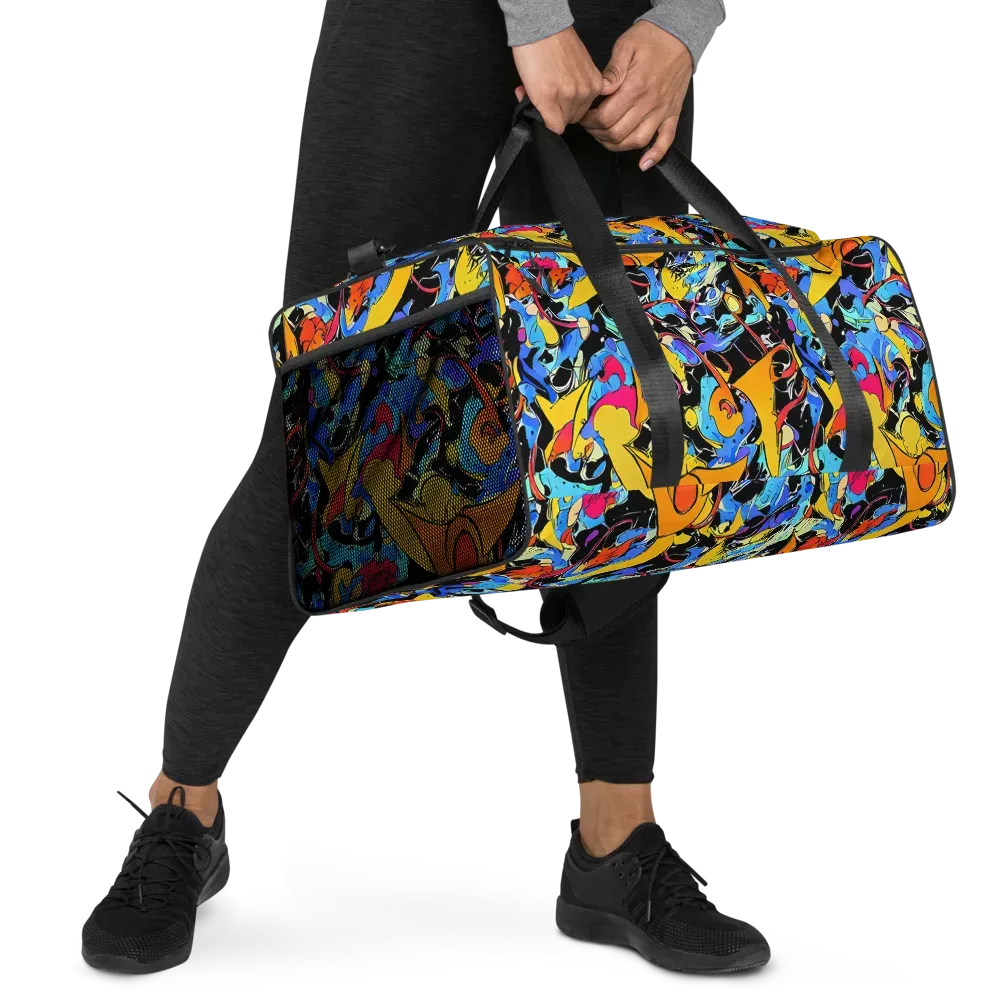 Atomic Whirl on Duffle Bag — Right Front
