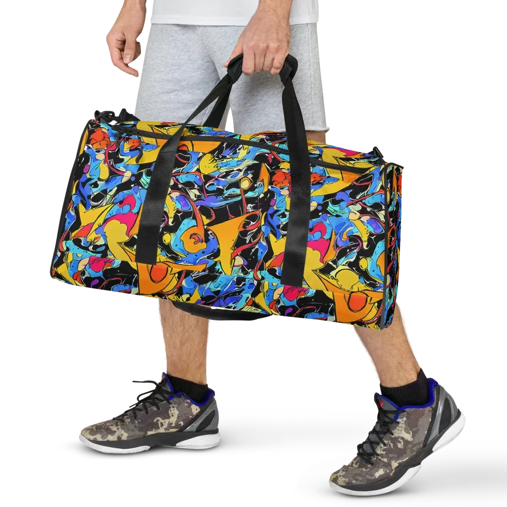 Atomic Whirl on Duffle Bag — Front