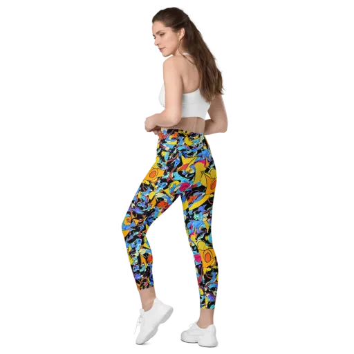 Atomic Whirl on a Leggings with Pockets