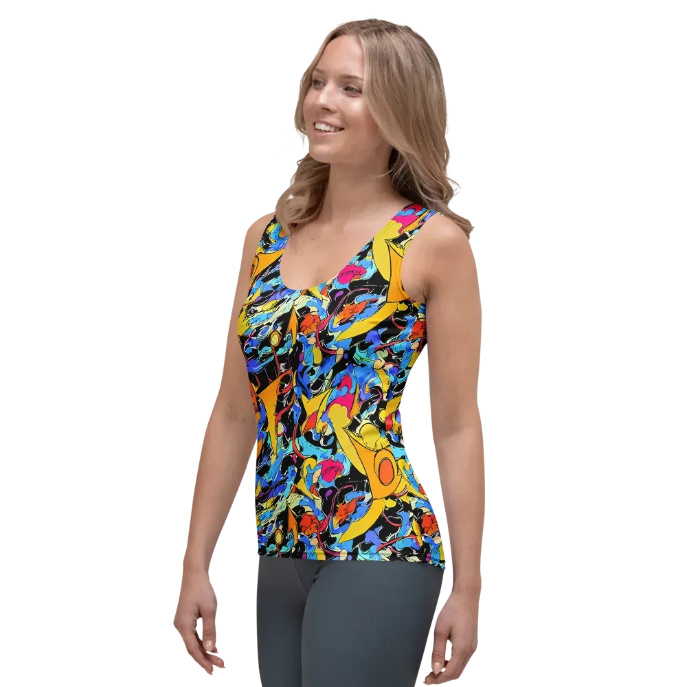 Atomic Whirl on Women's Tank Top — Left Front