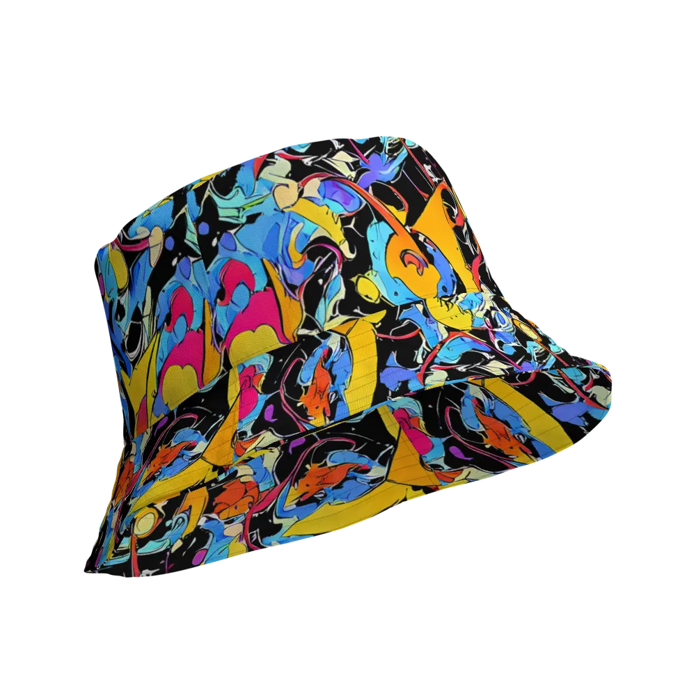 Atomic Whirl on Reversible Bucket Hat — Product details Outside