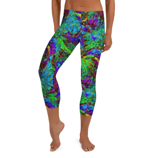 Jewel Circuit on a Capri Leggings