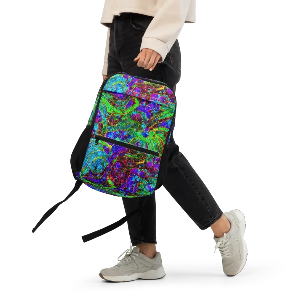 Jewel Circuit on Utility Backpack — Front