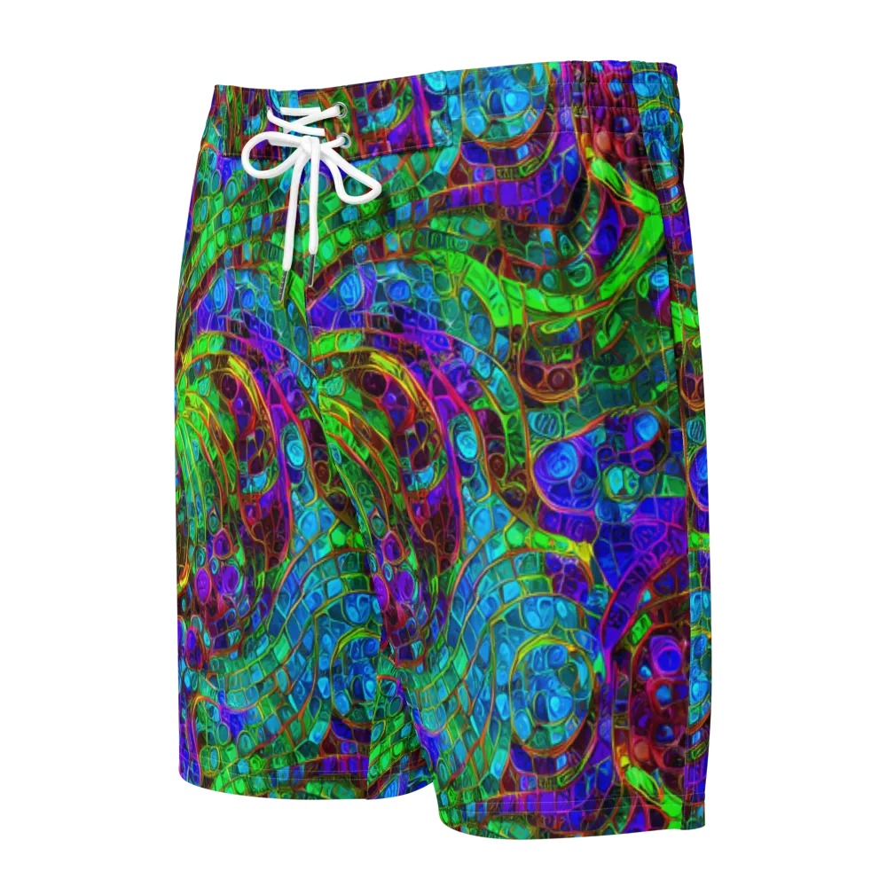 Jewel Circuit on Men's Board Shorts — Front