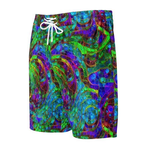 Jewel Circuit on a Men's Board Shorts