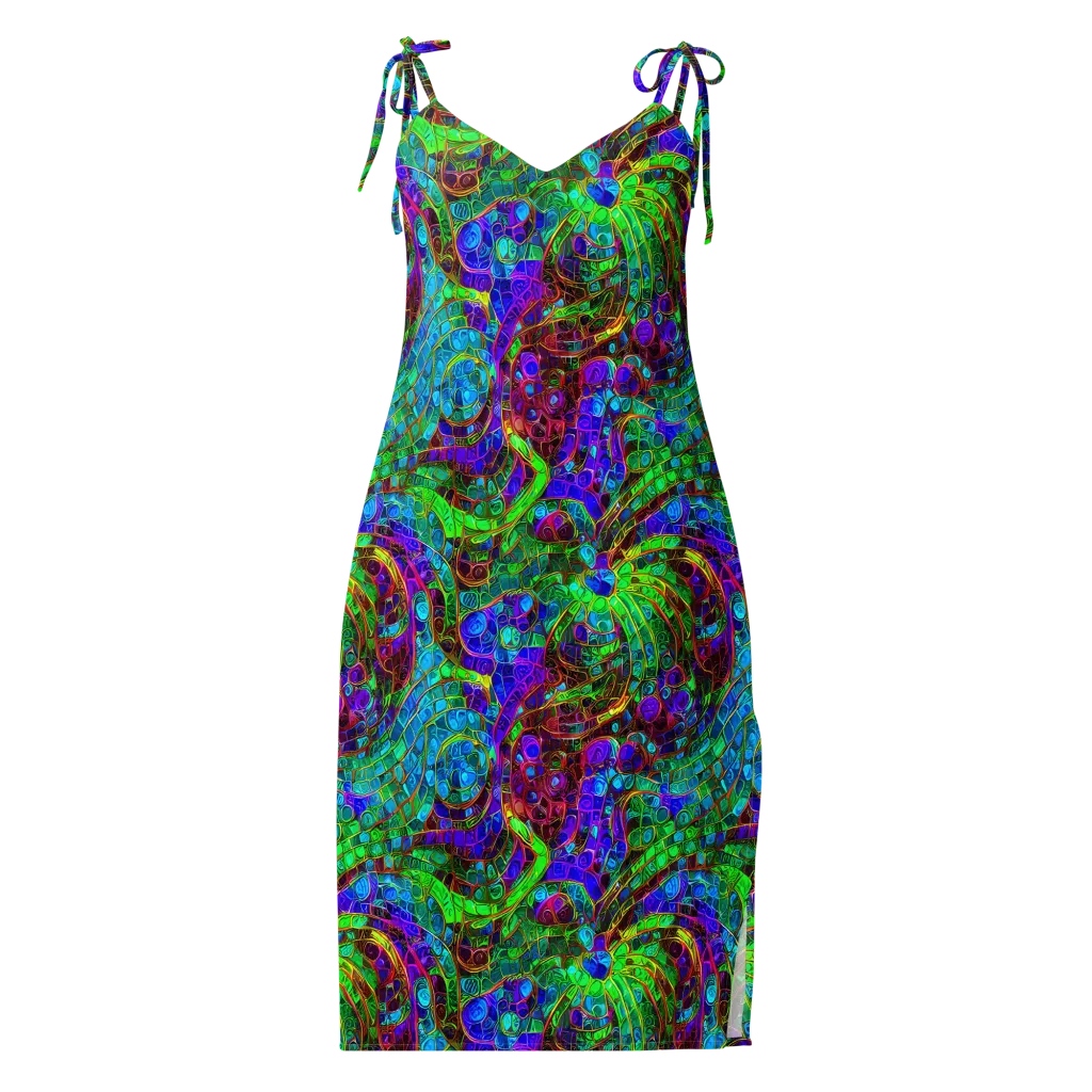 Jewel Circuit on Slip Dress — Front
