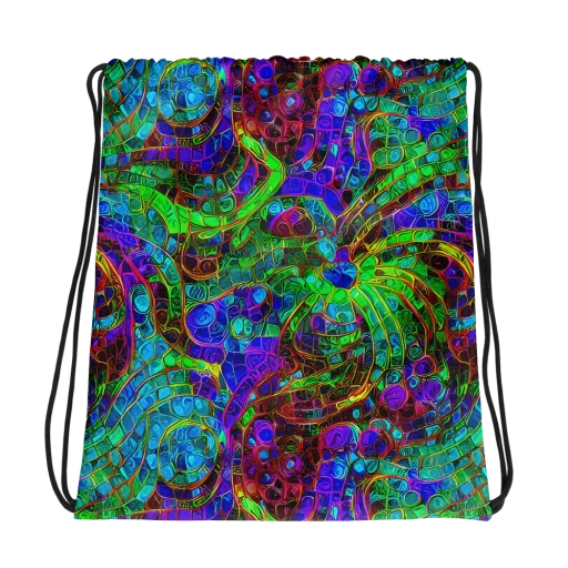 Jewel Circuit on a Drawstring Bag