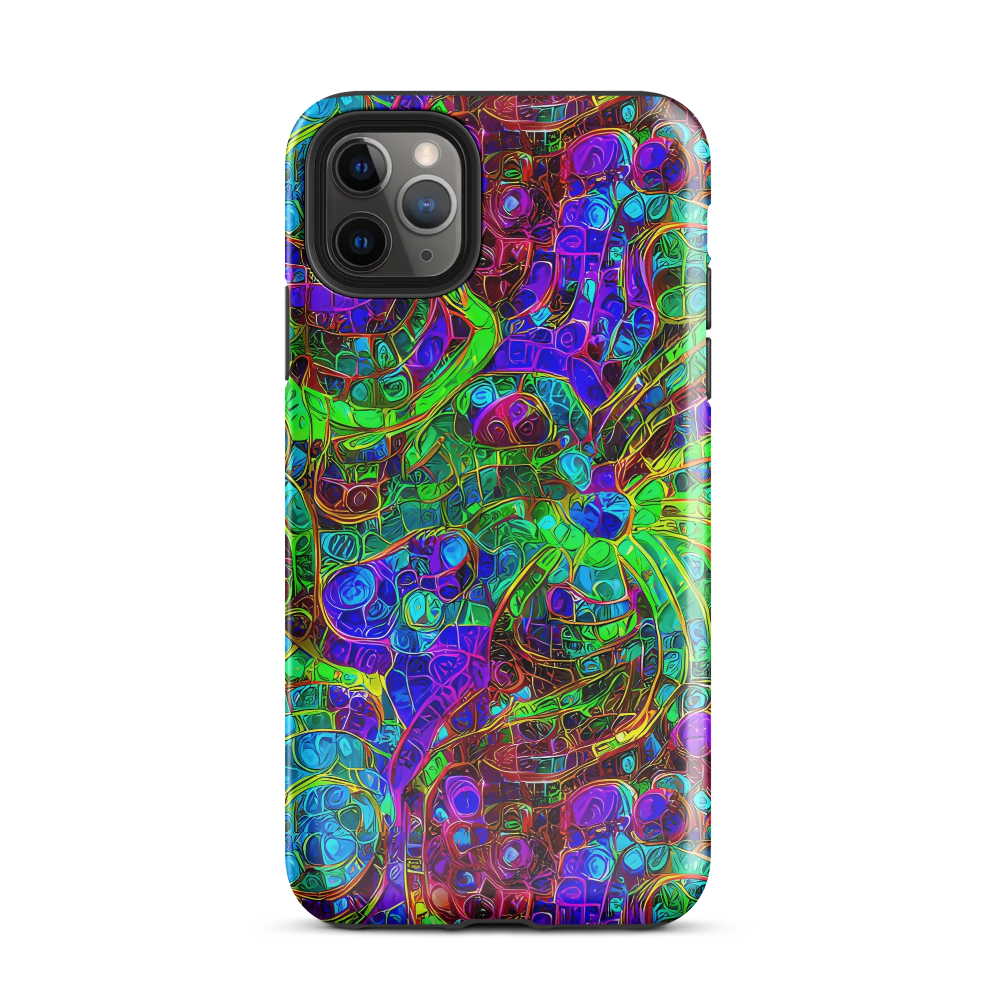 Jewel Circuit on Tough Case for iPhone® — Front