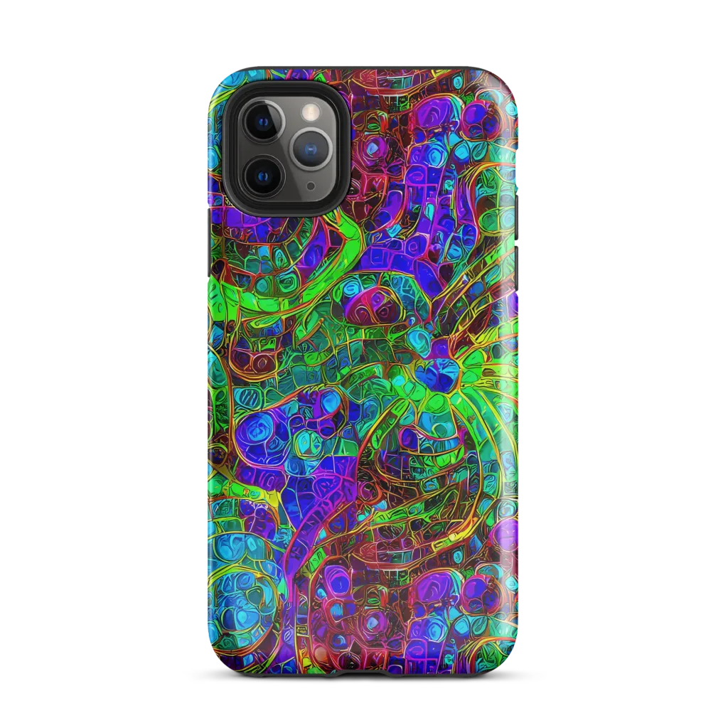 Jewel Circuit on Tough Case for iPhone® — Front