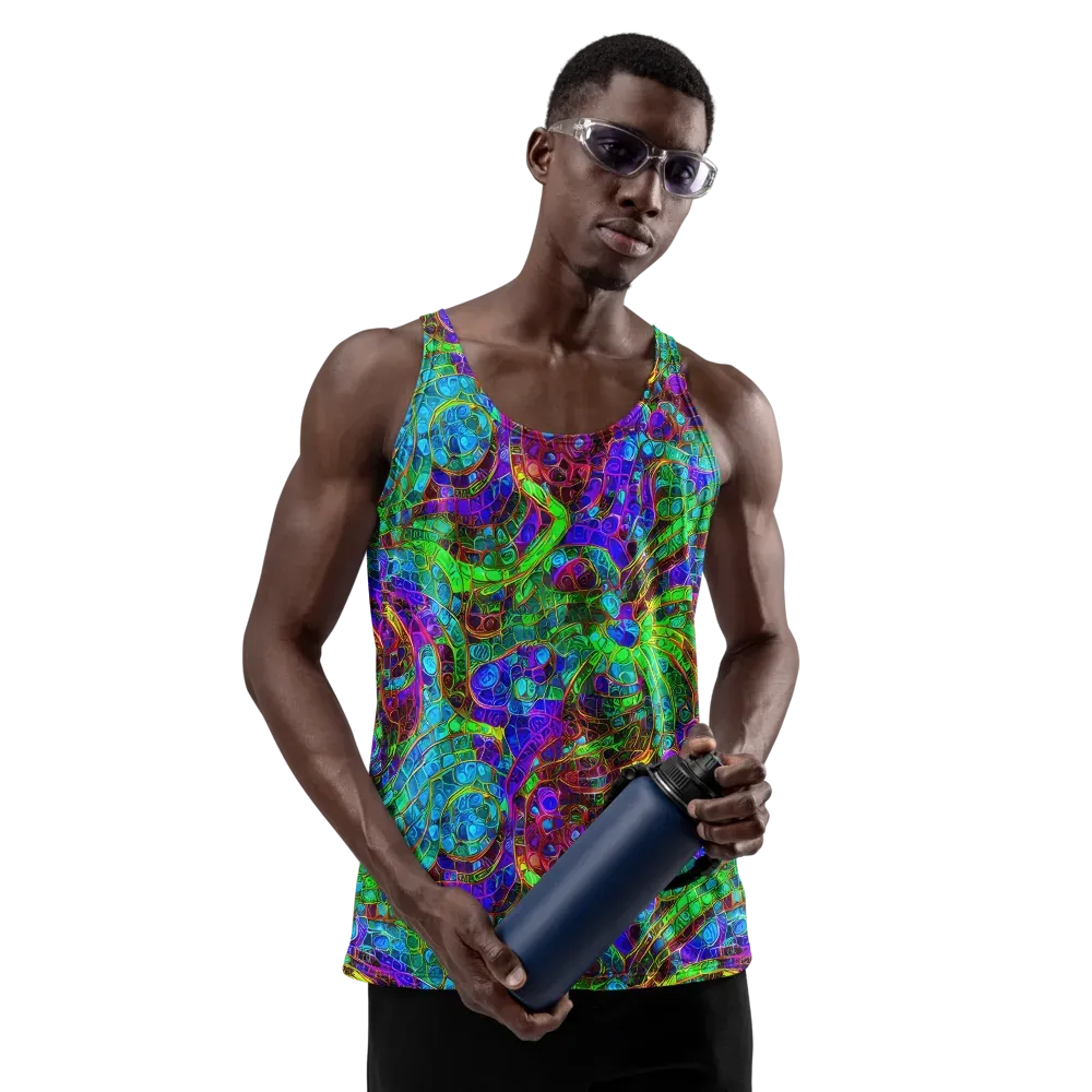 Jewel Circuit on Men's Tank Top — Front