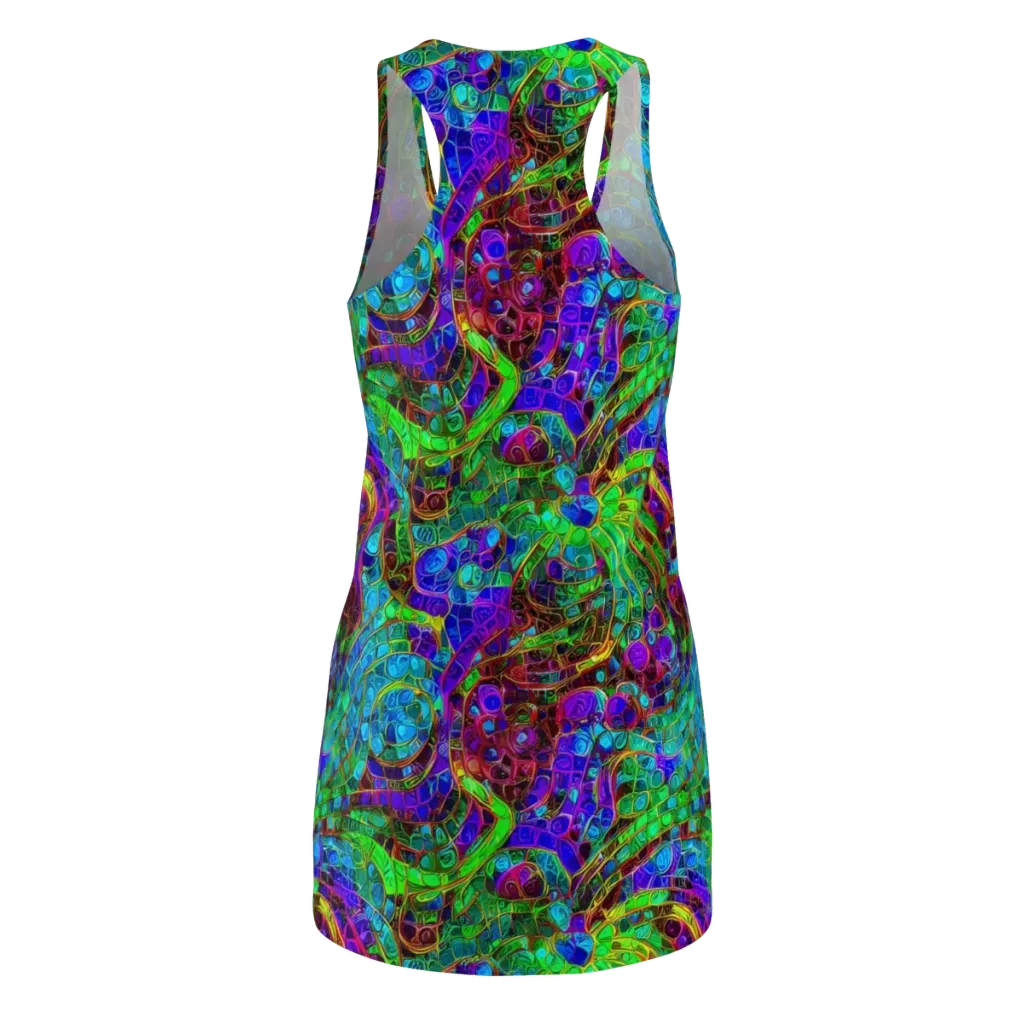 Jewel Circuit on Racerback Dress — Back