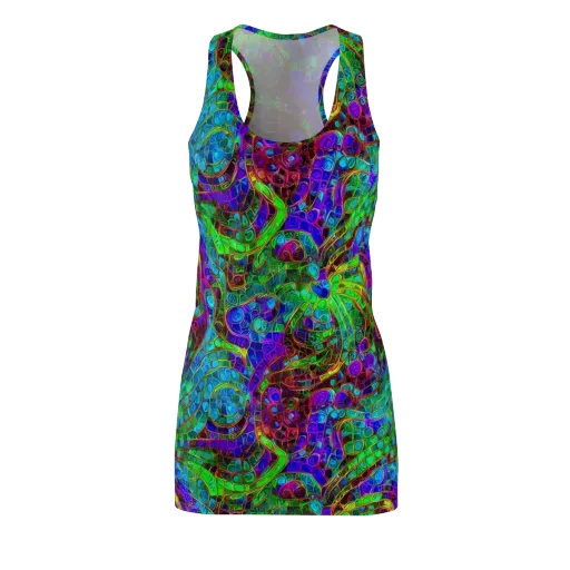Jewel Circuit on a Racerback Dress
