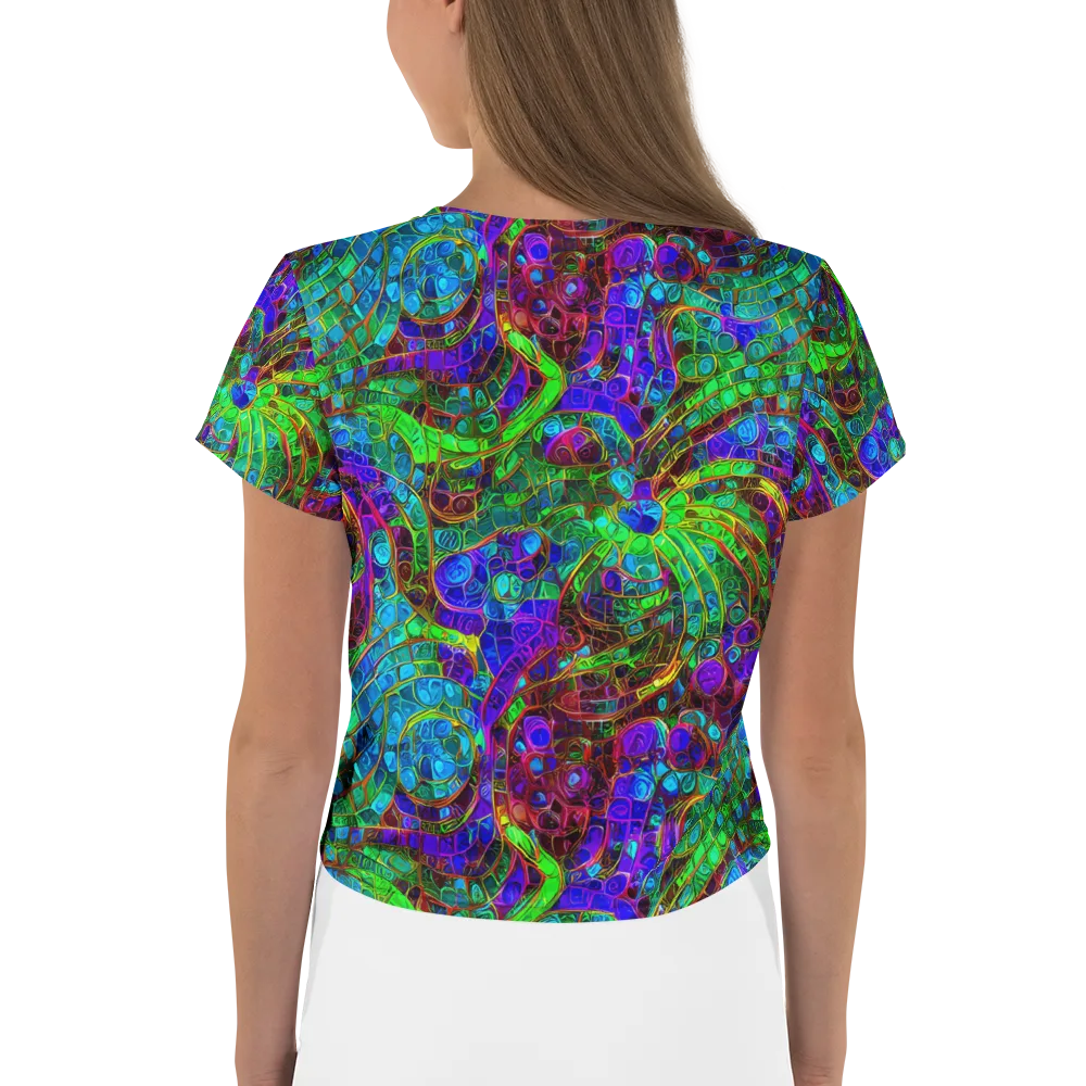 Jewel Circuit on Crop Tee — Back