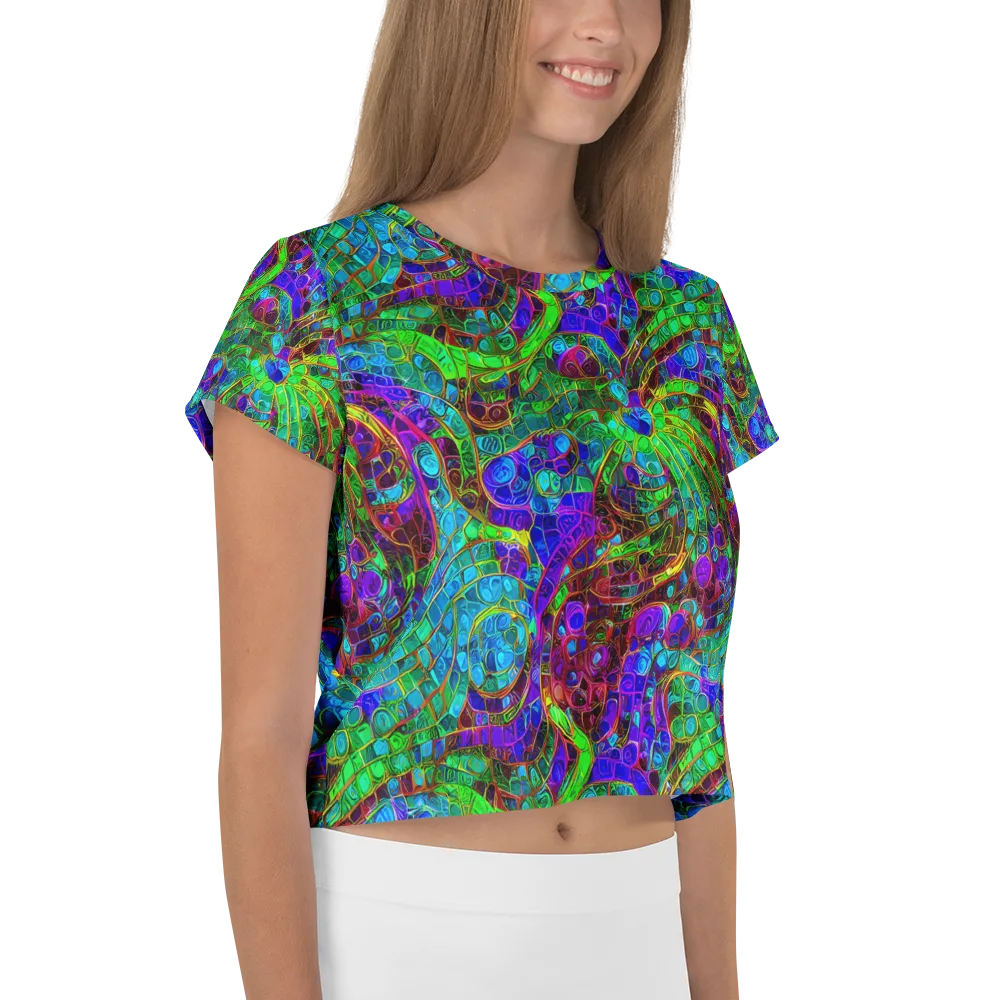 Jewel Circuit on Crop Tee — Right