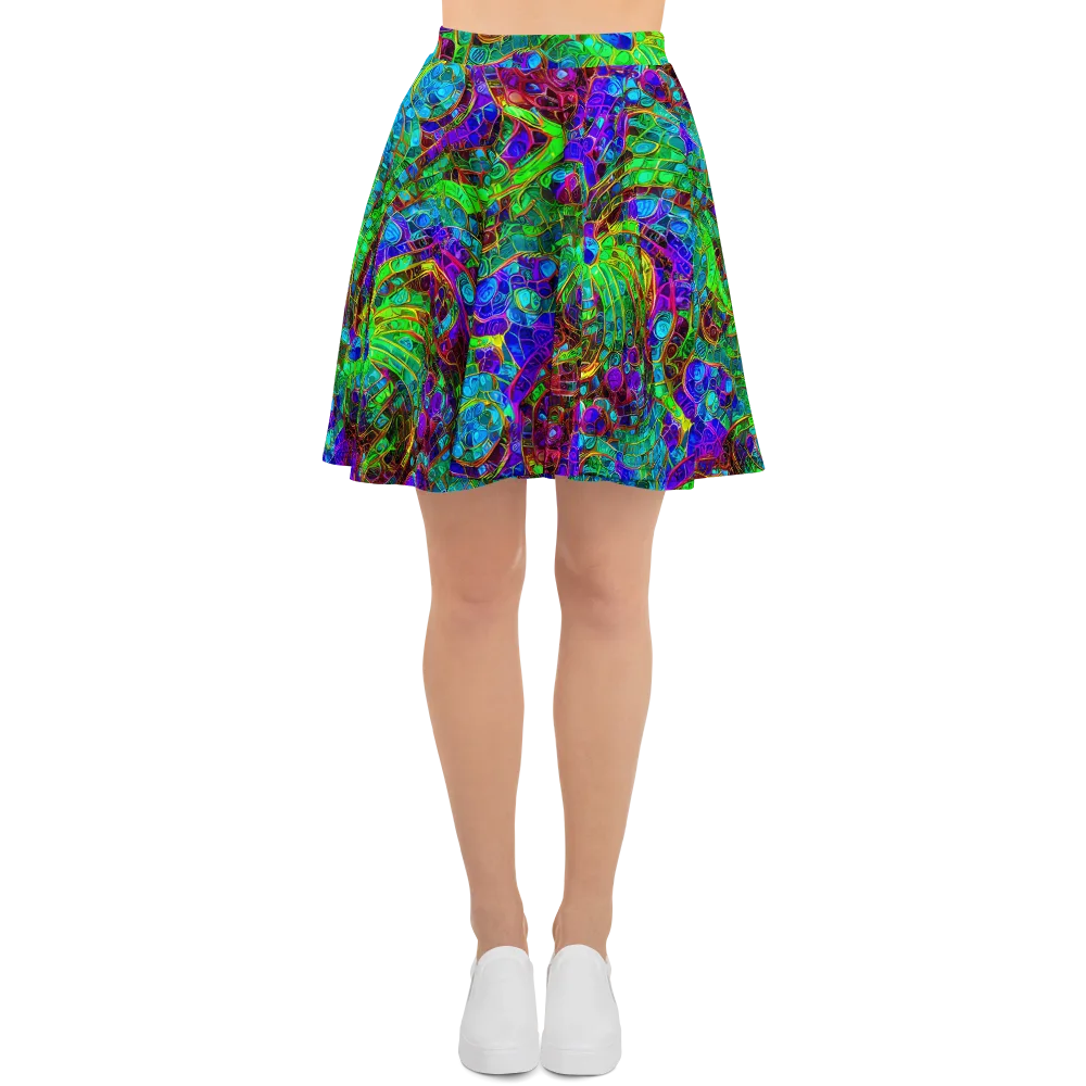 Jewel Circuit on Skater Skirt — Front