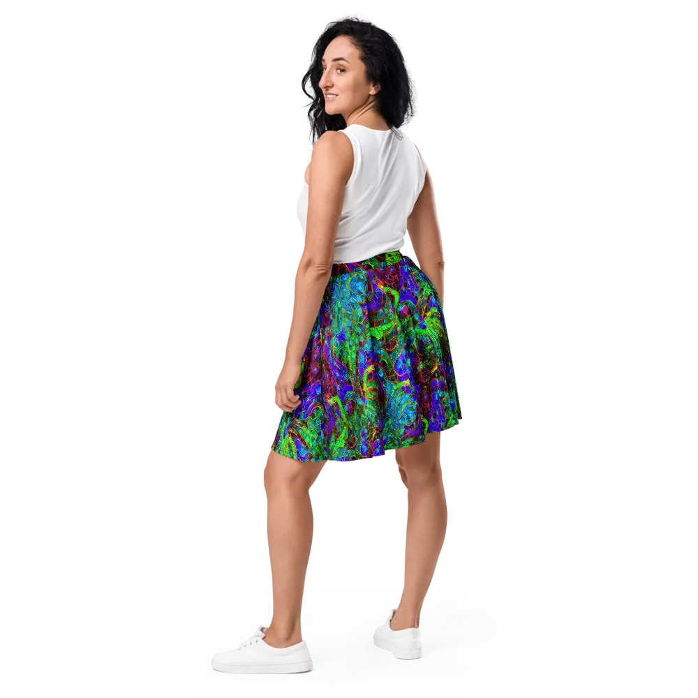 Jewel Circuit on Skater Skirt — Back