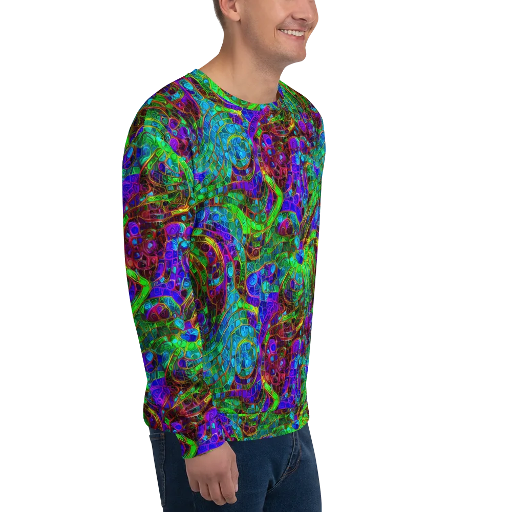 Jewel Circuit on Sweatshirt — Right Front