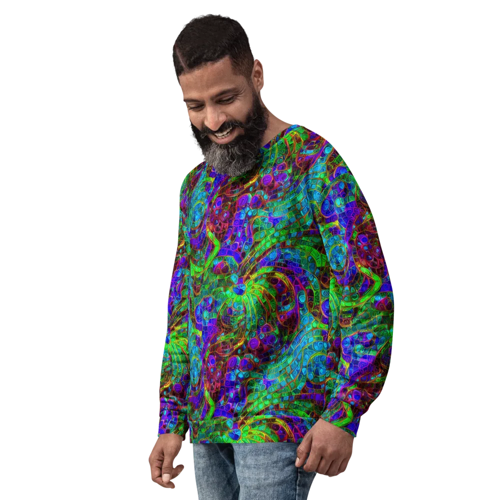 Jewel Circuit on Sweatshirt — Left Front