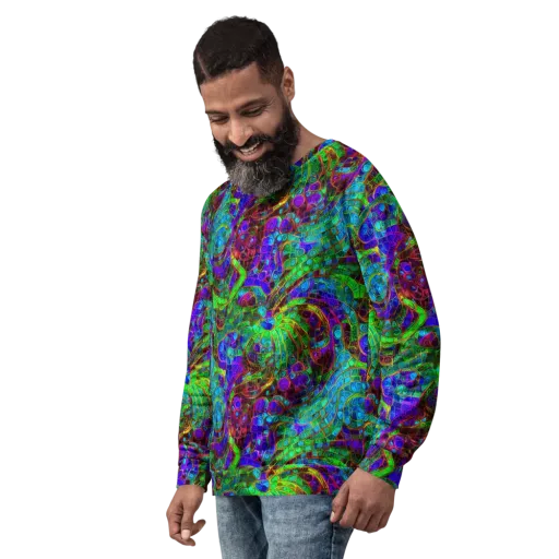 Jewel Circuit on a Sweatshirt