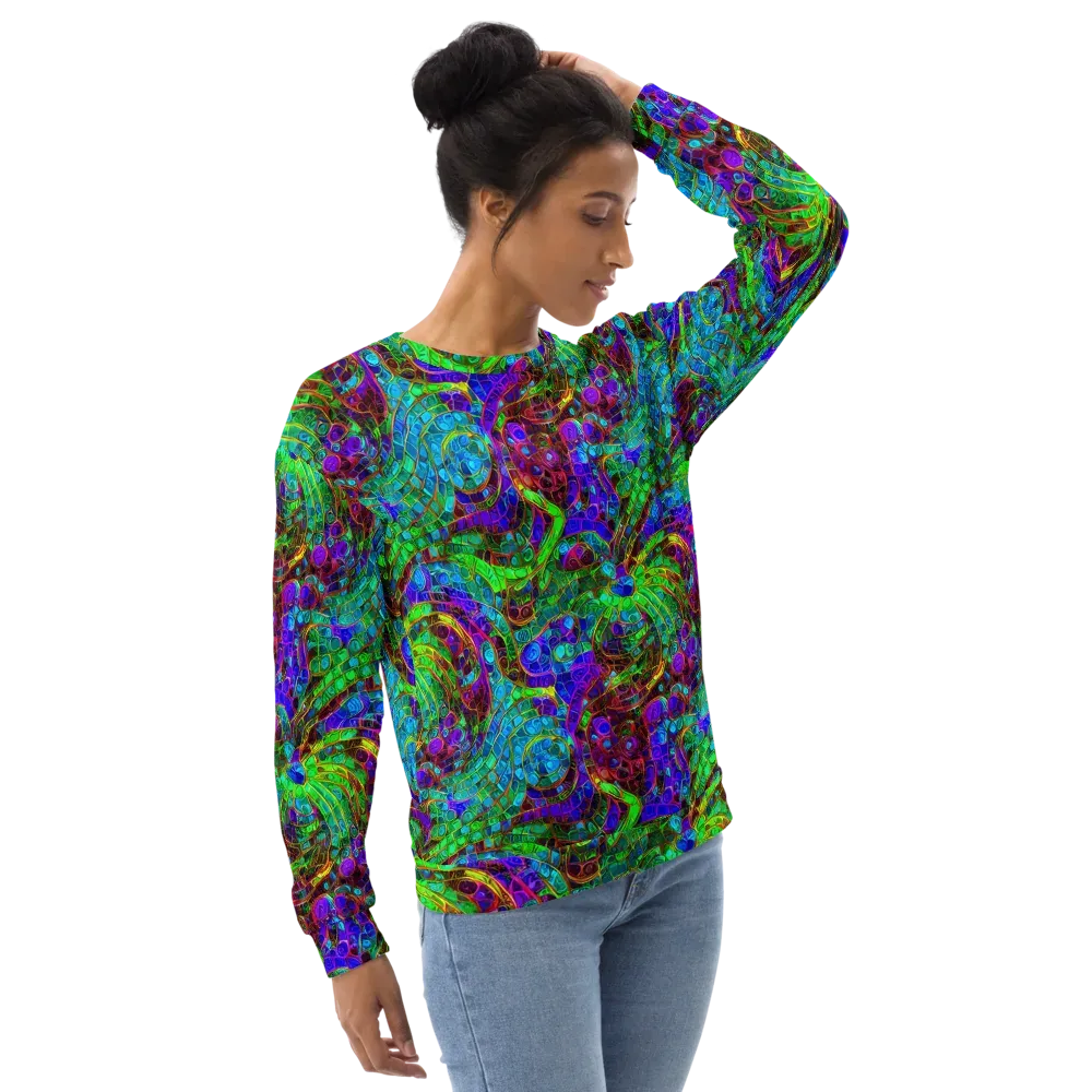 Jewel Circuit on Sweatshirt — Right Front