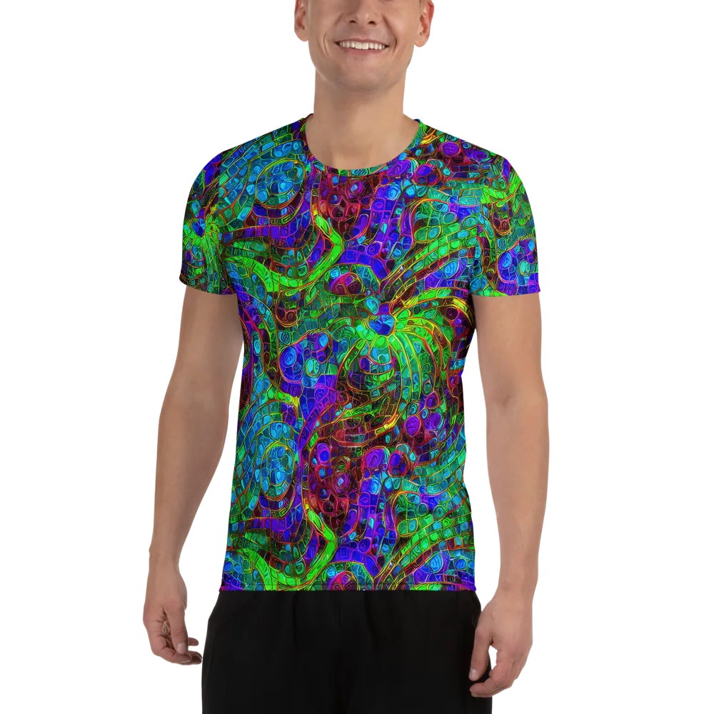Jewel Circuit on Men's Athletic T-Shirt — Front