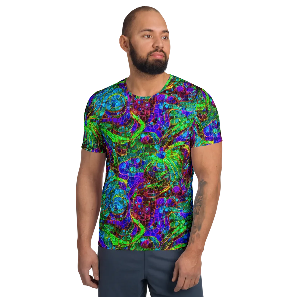 Jewel Circuit on Men's Athletic T-Shirt — Front