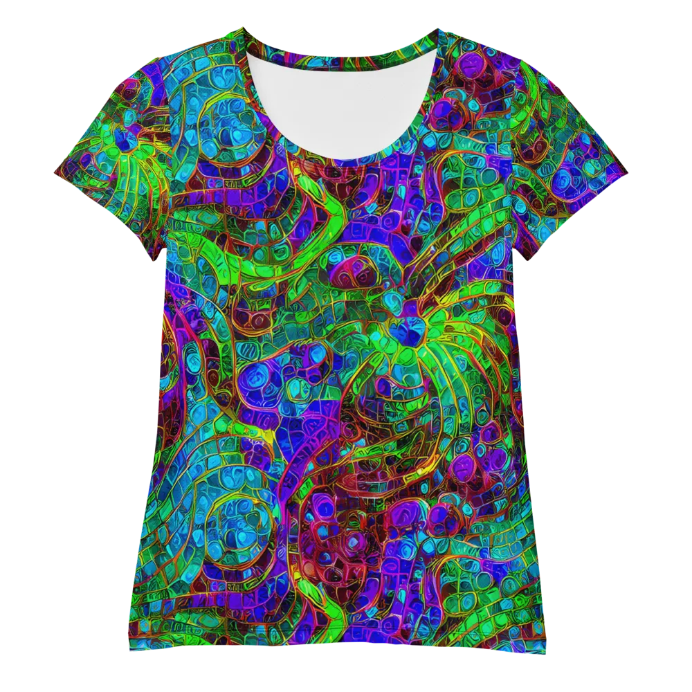 Jewel Circuit on Women's Athletic T-Shirt — Front