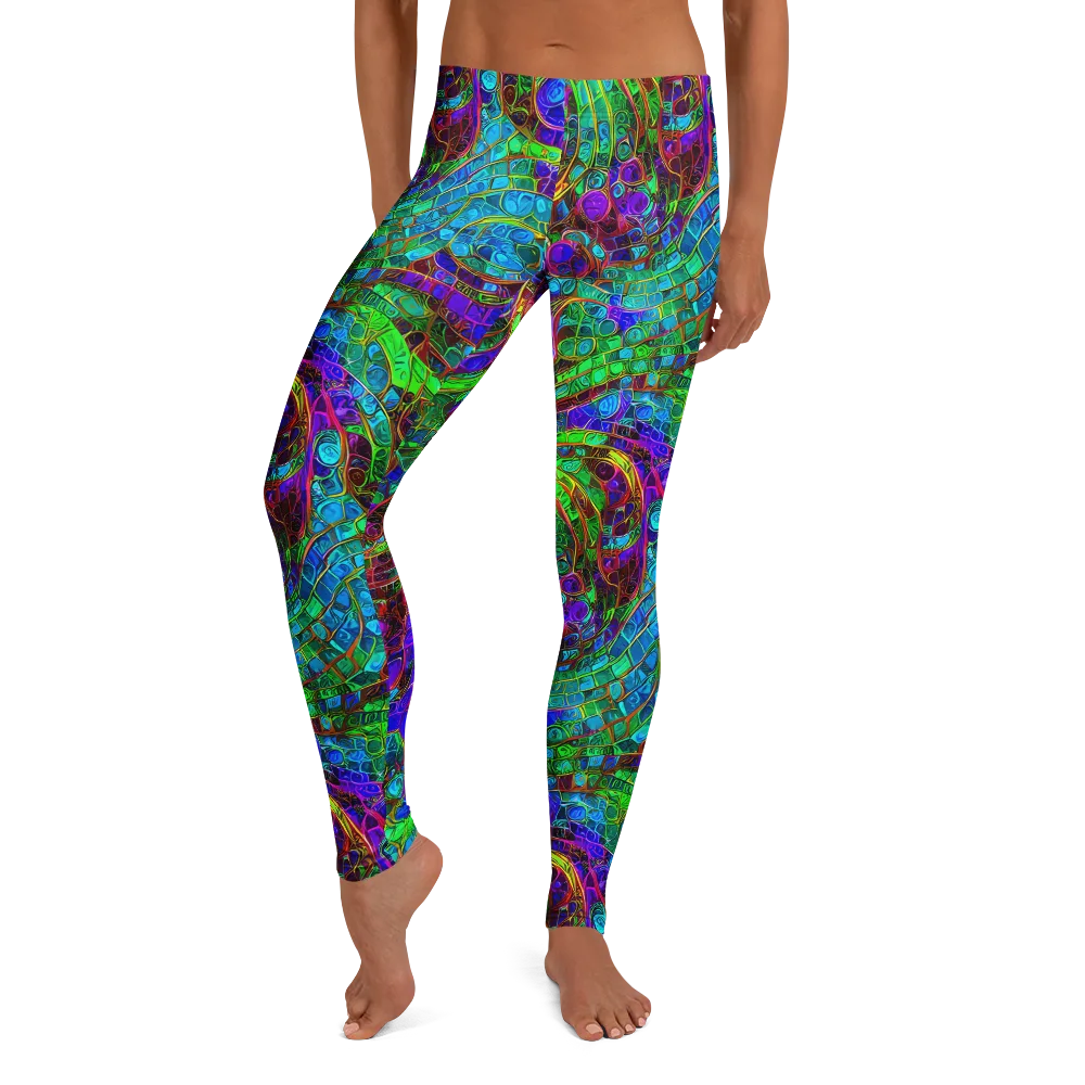Jewel Circuit on Leggings — Front