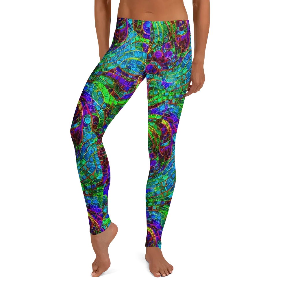 Jewel Circuit on Leggings — Front