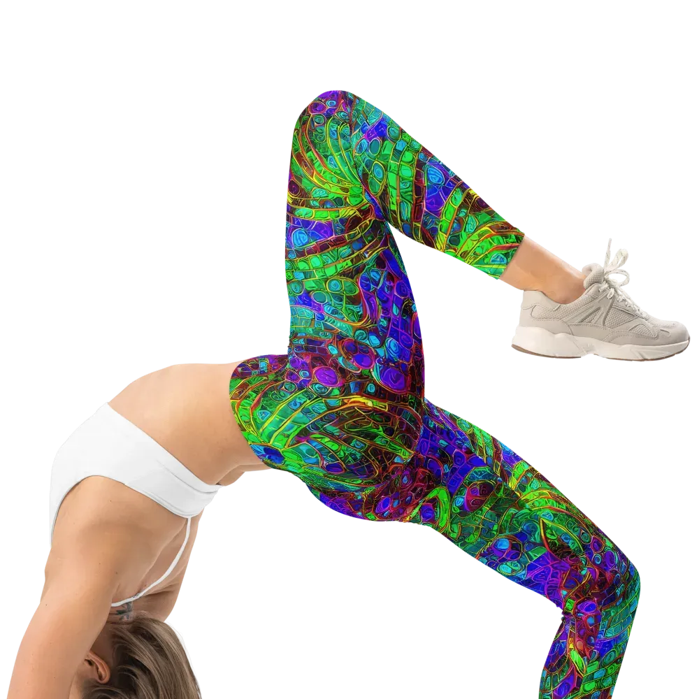 Jewel Circuit on Leggings — Right