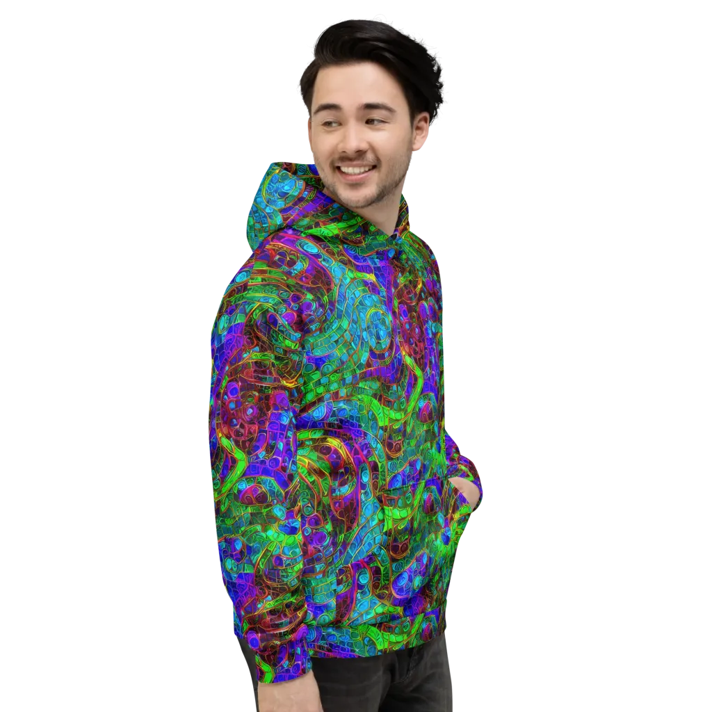 Jewel Circuit on Hoodie — Right