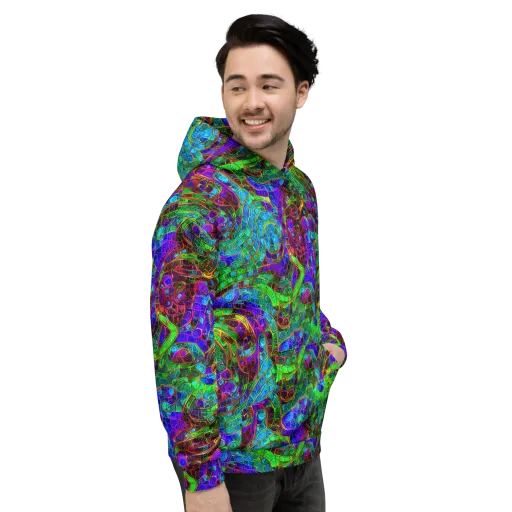 Jewel Circuit on a Hoodie