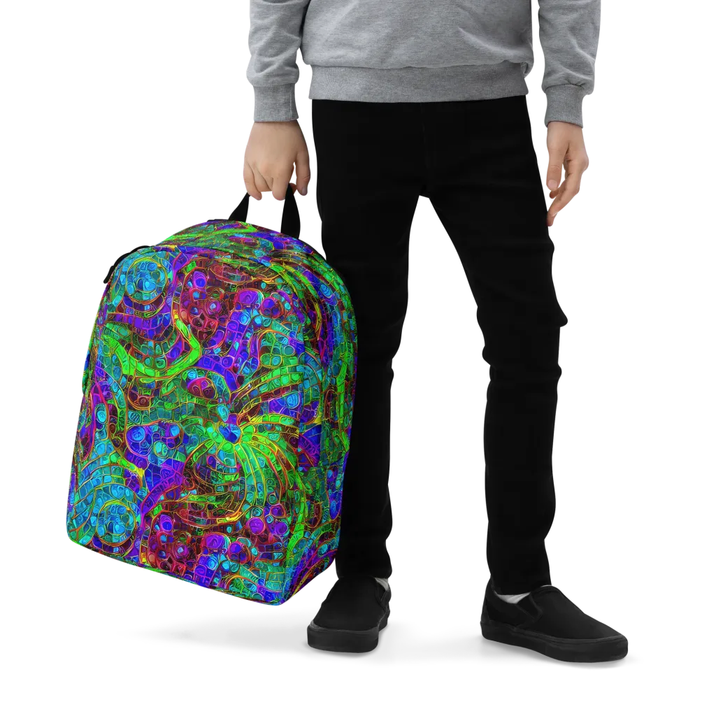 Jewel Circuit on Minimalist Backpack — Zoomed-in