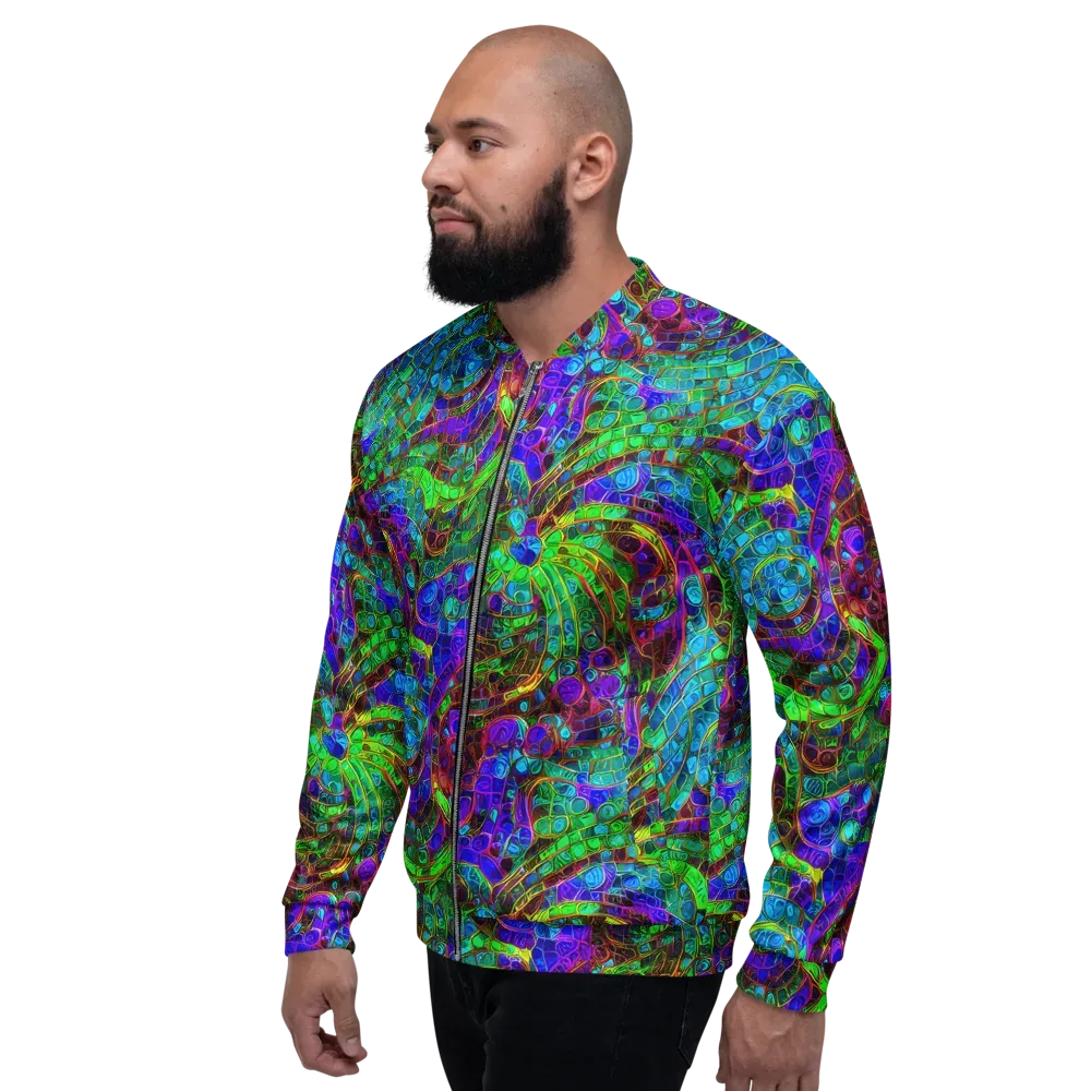 Jewel Circuit on Bomber Jacket — Left