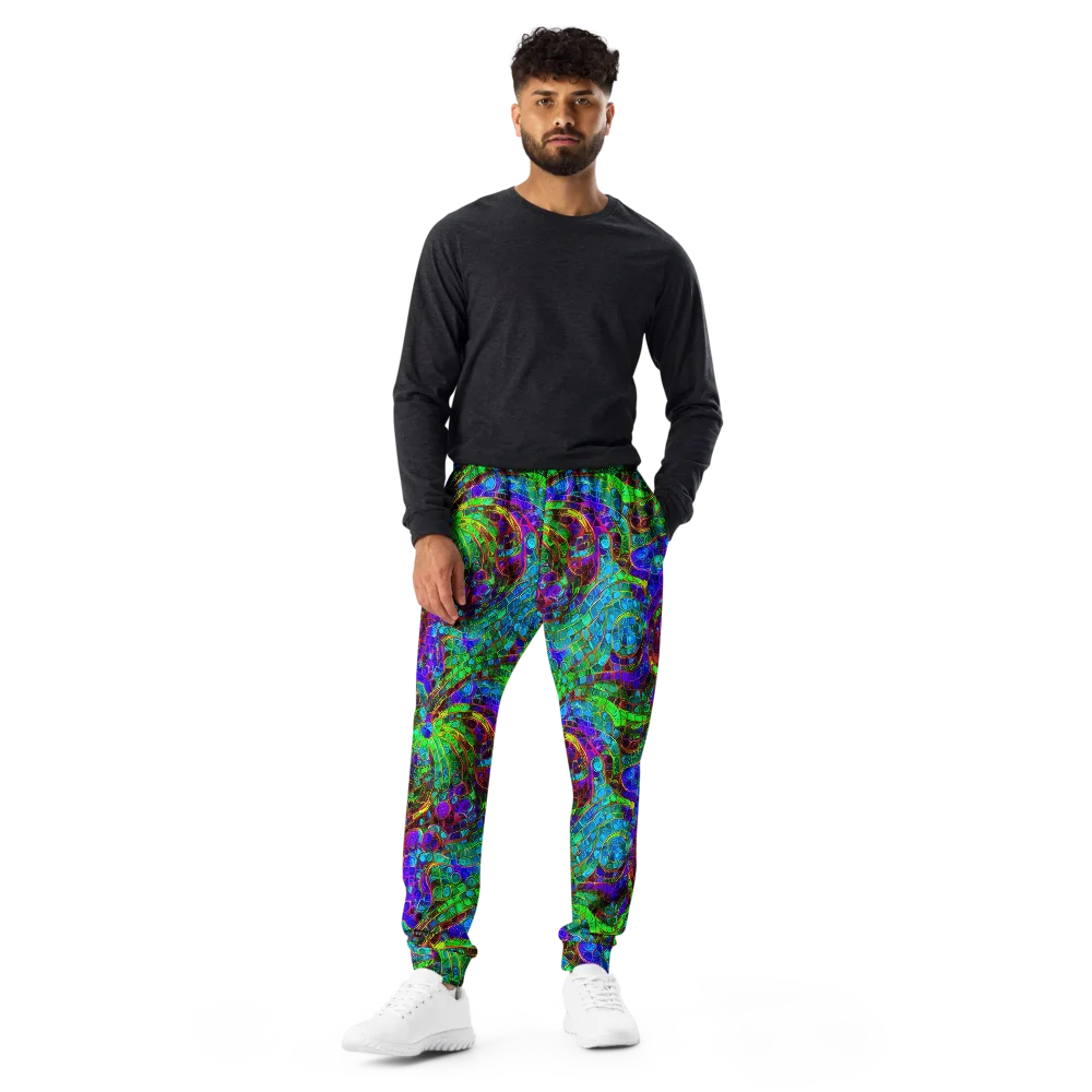 Jewel Circuit on Men's Joggers — Front