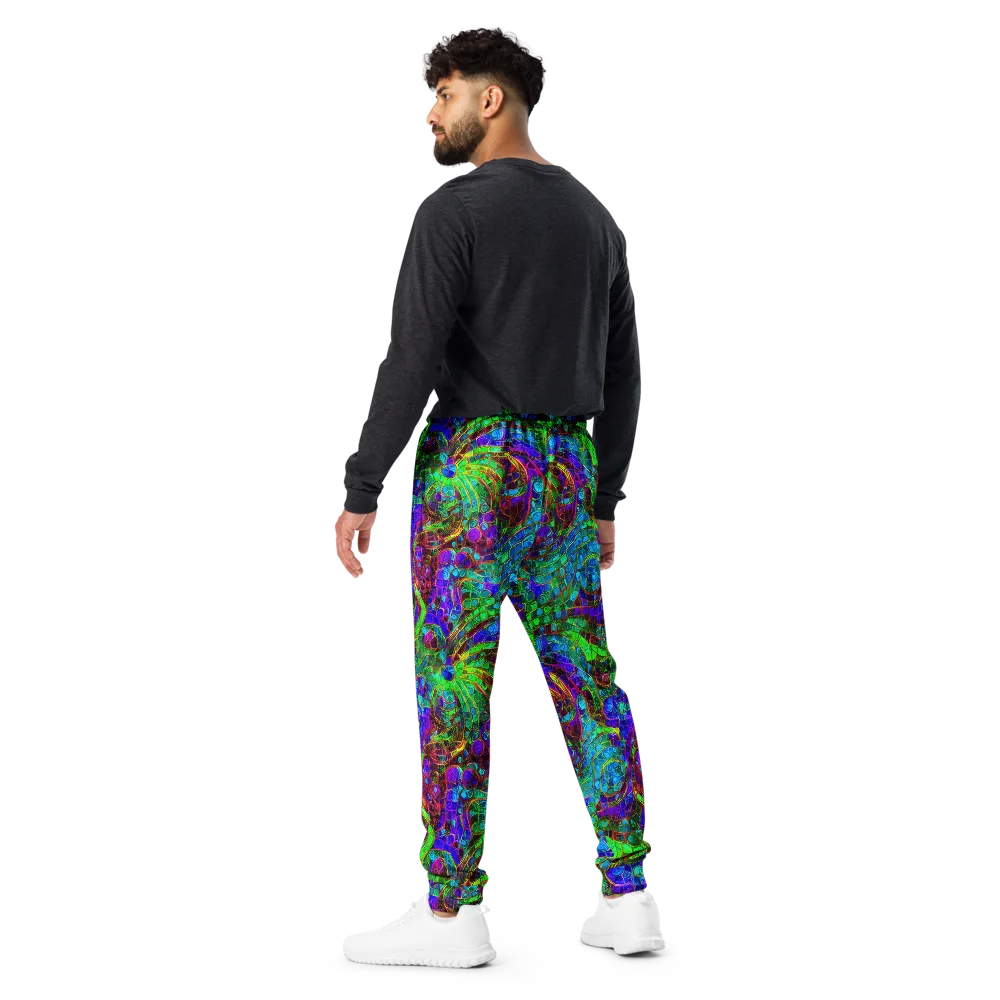 Jewel Circuit on Men's Joggers — Back