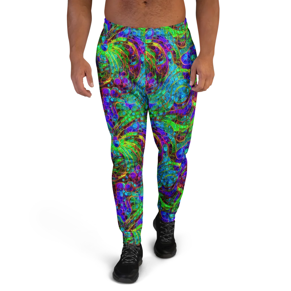 Jewel Circuit on Men's Joggers — Front