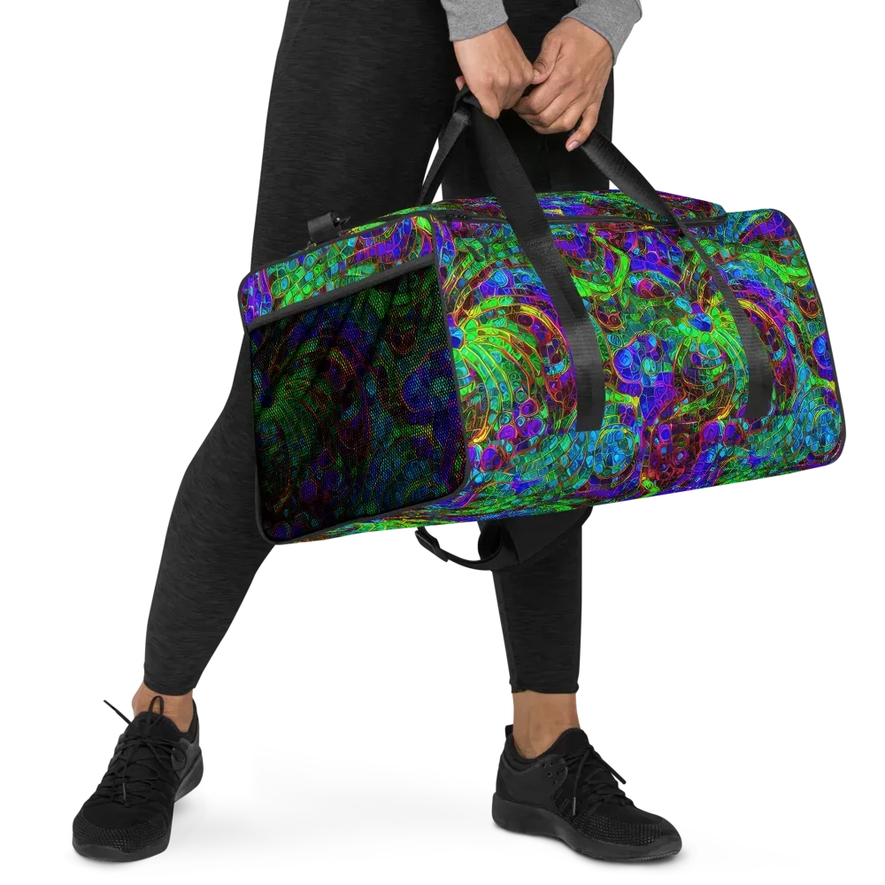 Jewel Circuit on Duffle Bag — Right Front