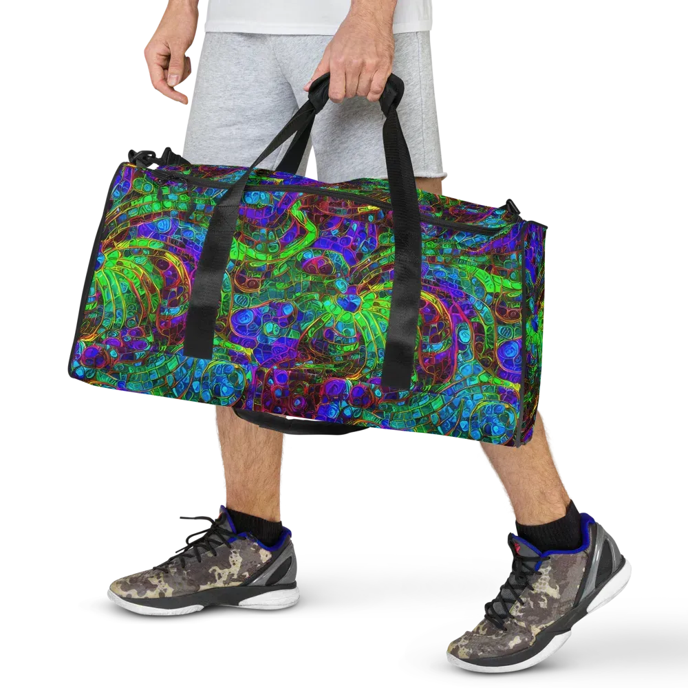 Jewel Circuit on Duffle Bag — Front